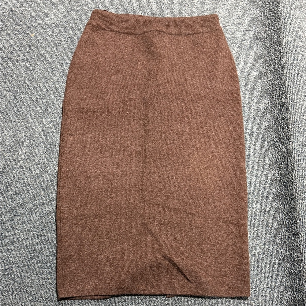 Chic Brown Pencil Skirt for Women